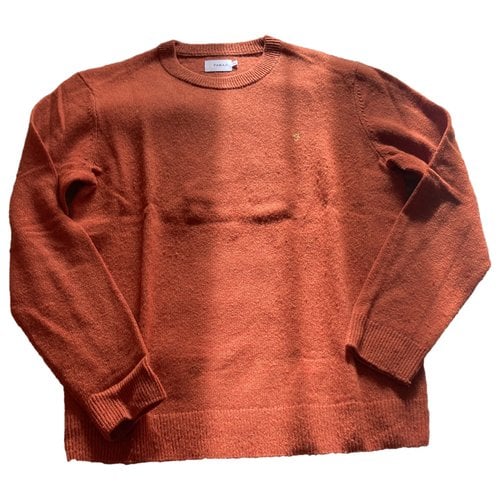 Pre-owned Farah Wool Pull In Orange