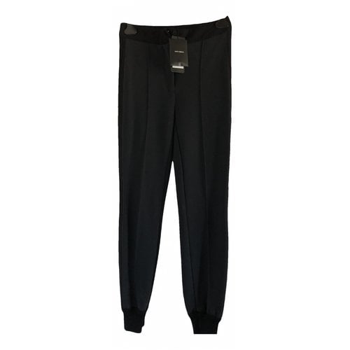 Pre-owned Dolce & Gabbana Trousers In Black