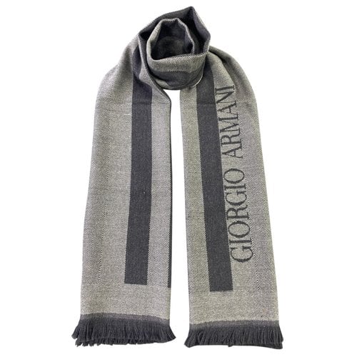 Pre-owned Giorgio Armani Wool Scarf In Other