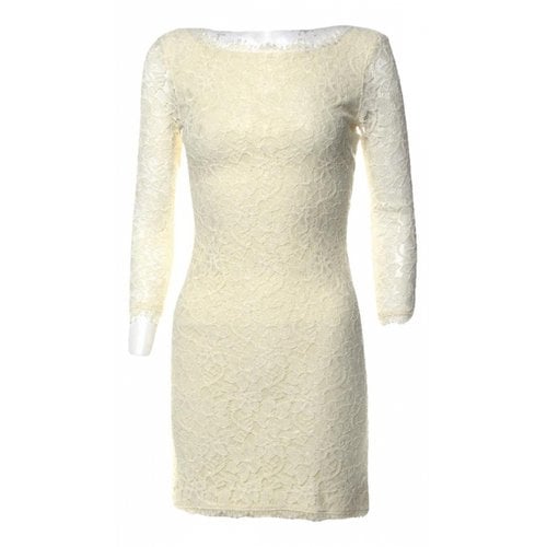 Pre-owned Diane Von Furstenberg Lace Mini Dress In Other