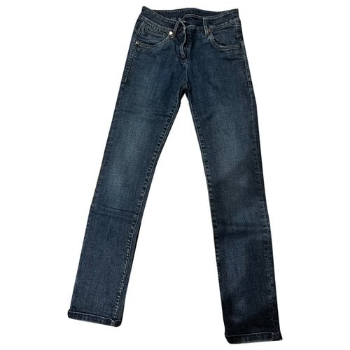 Pre-owned Brunello Cucinelli Slim Jeans In Blue