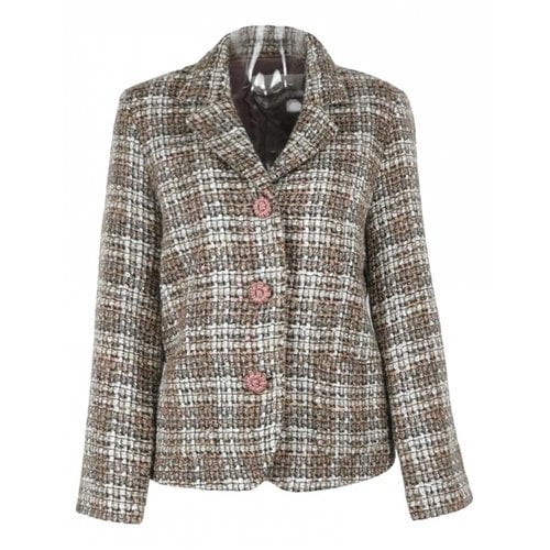 Pre-owned Givenchy Wool Coat In Multicolour