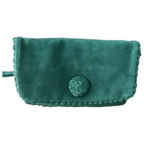 Pre-owned Hoss Intropia Leather Wallet In Green