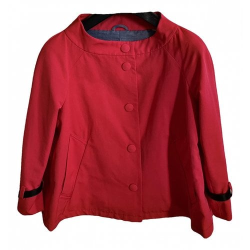 Pre-owned Fay Cape In Red