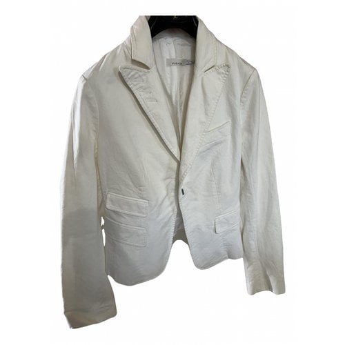 Pre-owned Pinko Jacket In White