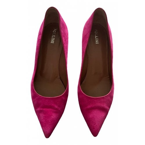 Pre-owned Pollini Heels In Pink