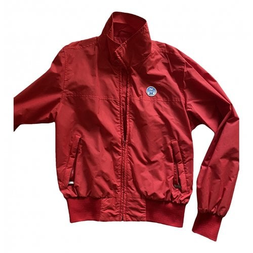Pre-owned North Sails Trenchcoat In Red