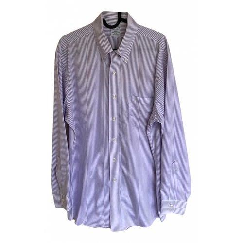Pre-owned Brooks Brothers Shirt In Purple