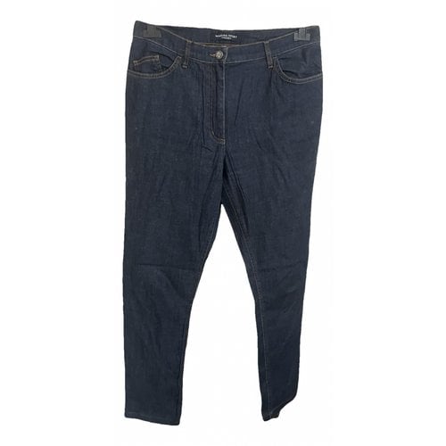Pre-owned Marina Rinaldi Straight Jeans In Blue
