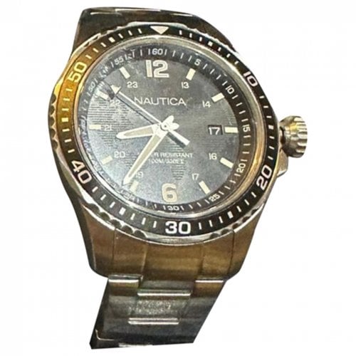Pre-owned Nautica Watch In Silver