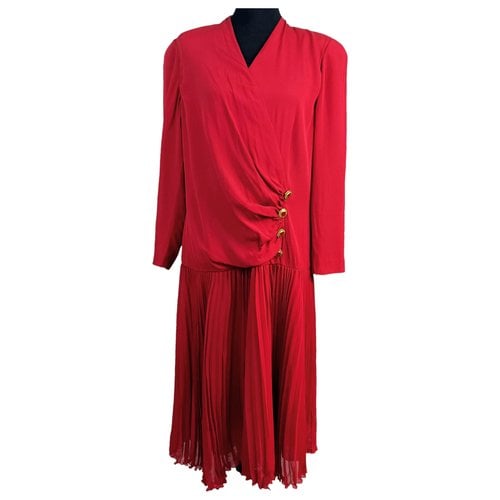 Pre-owned Luisa Spagnoli Maxi Dress In Red