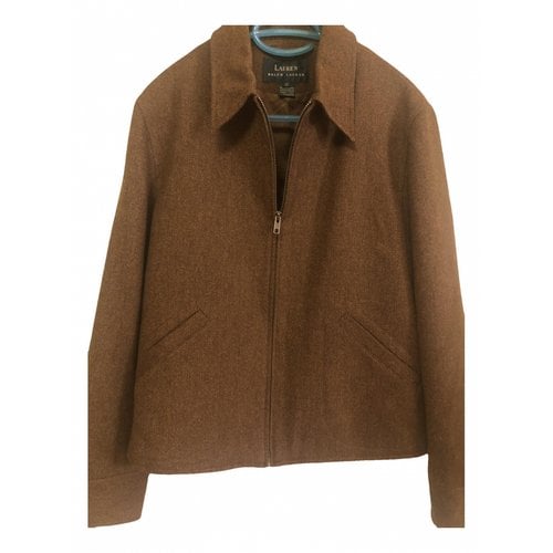 Pre-owned Lauren Ralph Lauren Wool Jacket In Brown