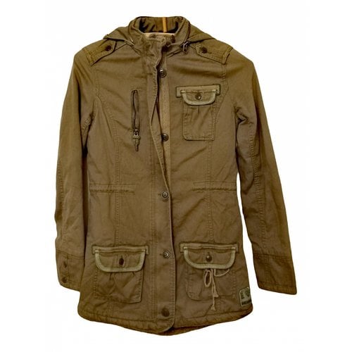 Pre-owned Tommy Hilfiger Jacket In Khaki