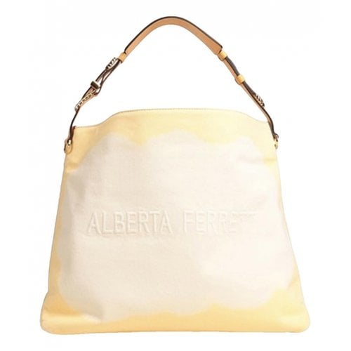 Pre-owned Alberta Ferretti Handbag In Yellow