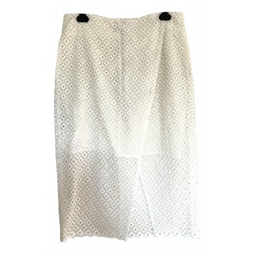 Pre-owned Stella Mccartney Mid-length Skirt In White
