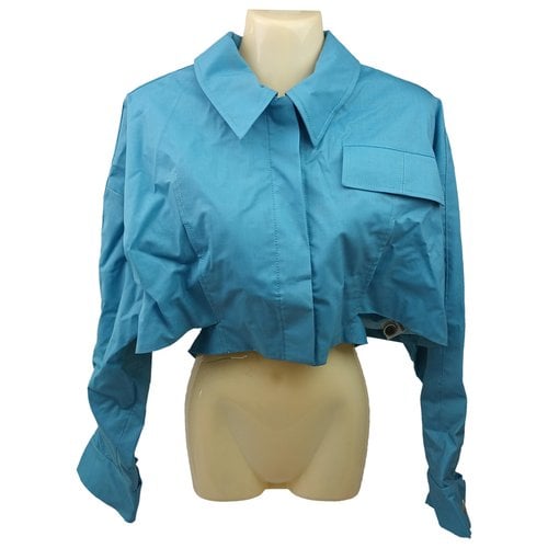 Pre-owned Jacquemus Wool Jacket In Turquoise
