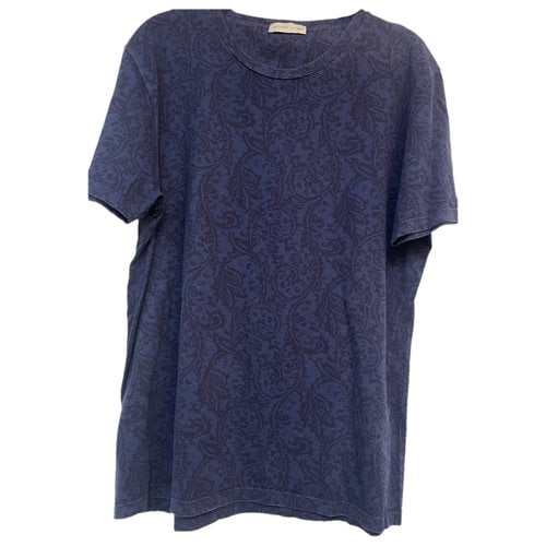 Pre-owned Etro T-shirt In Navy
