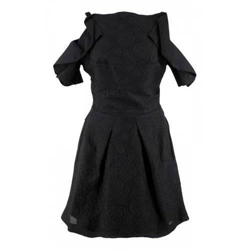 Pre-owned Roland Mouret Silk Dress In Black