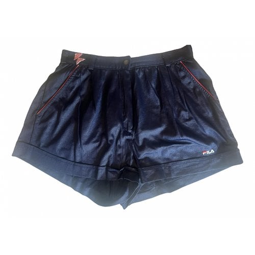 Pre-owned Fila Shorts In Navy