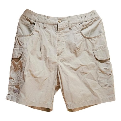 Pre-owned Columbia Trousers In Beige