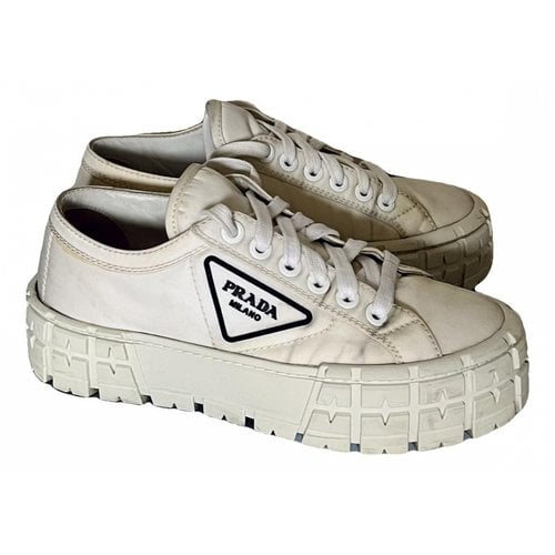 Pre-owned Prada Trainers In White