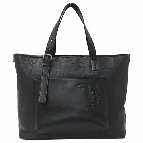 Pre-owned Tod's Leather Satchel In Black