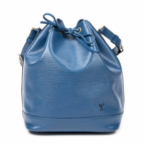 Pre-owned Louis Vuitton Néonoé Leather Handbag In Blue