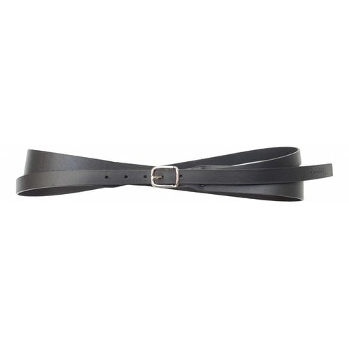 Pre-owned Kris Van Assche Leather Belt In Black