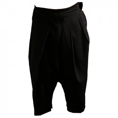 Pre-owned Ixos Wool Large Pants In Black