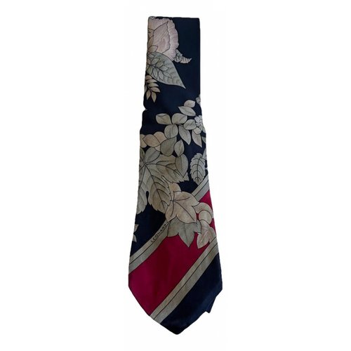 Pre-owned Leonard Silk Tie In Multicolour
