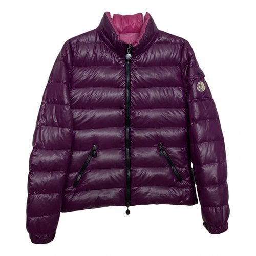 Pre-owned Moncler Jacket In Purple