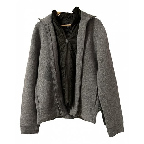 Pre-owned Fay Wool Jacket In Grey