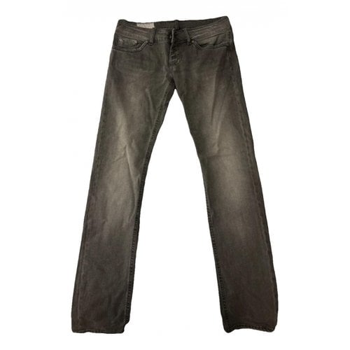 Pre-owned Dondup Slim Jeans In Grey
