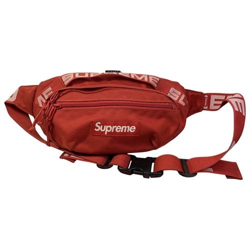 Pre-owned Supreme Weekend Bag In Red
