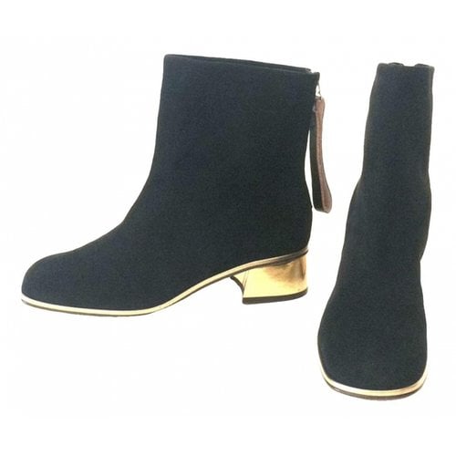 Pre-owned Marni Boots In Black