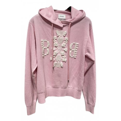 Pre-owned Barrie Cashmere Sweatshirt In Pink