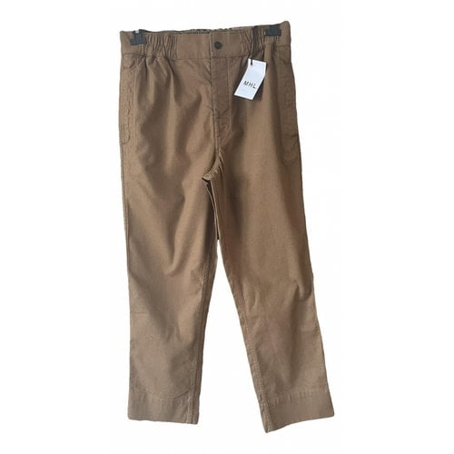 Pre-owned Margaret Howell Trousers In Brown