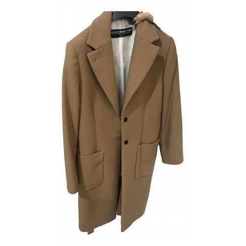 Pre-owned Department 5 Coat In Camel
