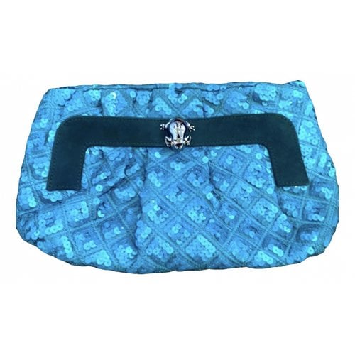 Pre-owned Marc Jacobs Glitter Handbag In Blue
