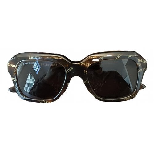 Pre-owned Balenciaga Sunglasses In Brown