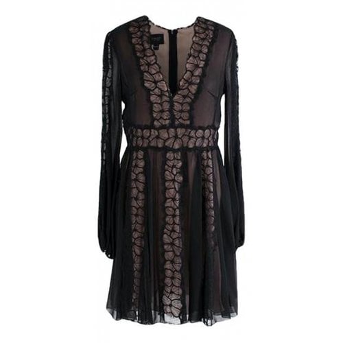 Pre-owned Giambattista Valli Lace Dress In Black