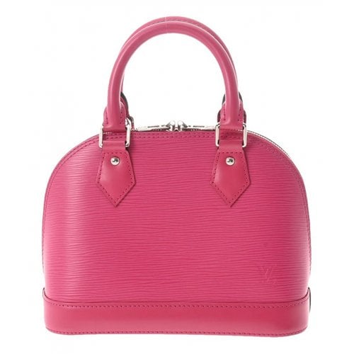 Pre-owned Louis Vuitton Leather Handbag In Pink