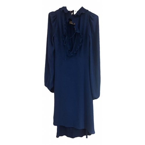 Pre-owned Balenciaga Mid-length Dress In Blue
