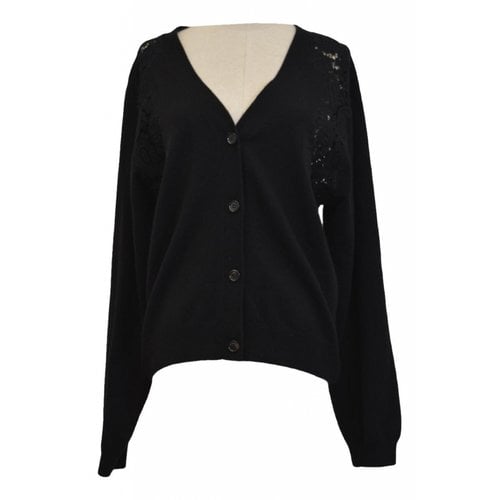 Pre-owned Chloé Cashmere Cardigan In Black