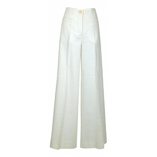 Pre-owned Chloé Large Pants In Beige
