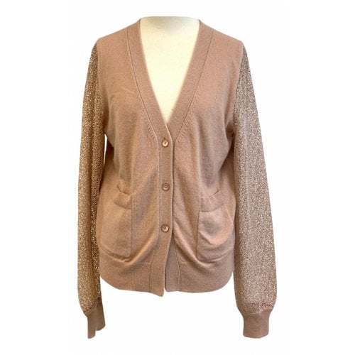 Pre-owned Chloé Cashmere Cardigan In Pink