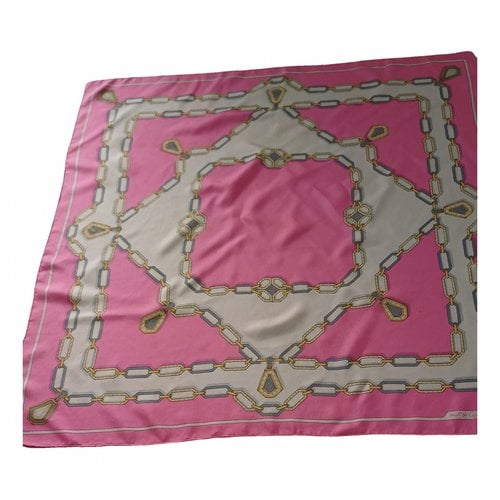 Pre-owned Cartier Silk Handkerchief In Pink