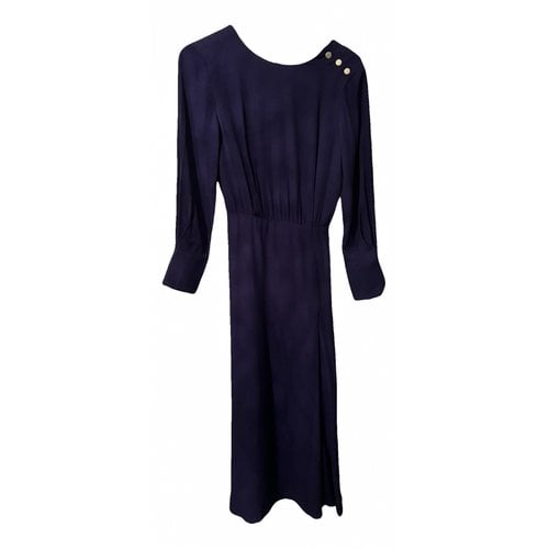 Pre-owned Massimo Dutti Mid-length Dress In Purple