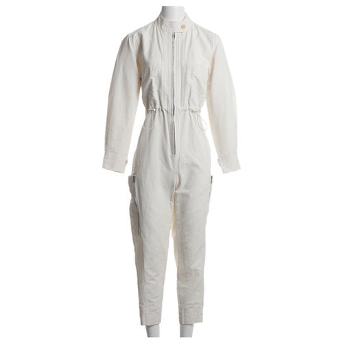 Pre-owned Stella Mccartney Jumpsuit In White