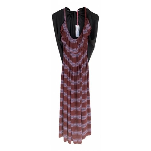 Pre-owned See By Chloé Silk Mid-length Dress In Pink